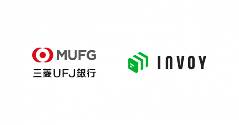 INVOY、三菱UFJ銀行と協業開始