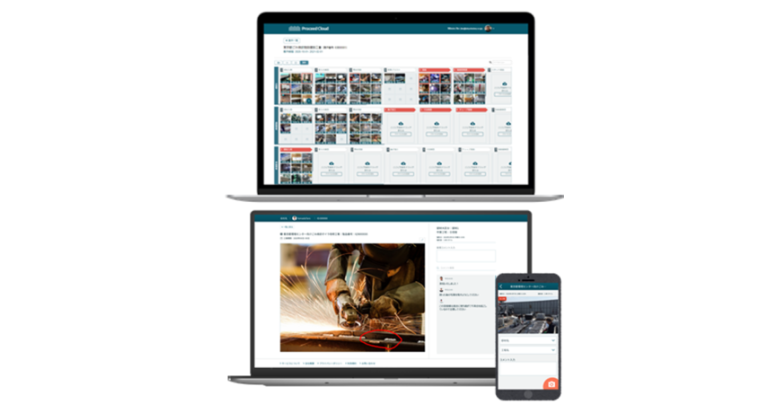「Proceedクラウド」の画面イメージ