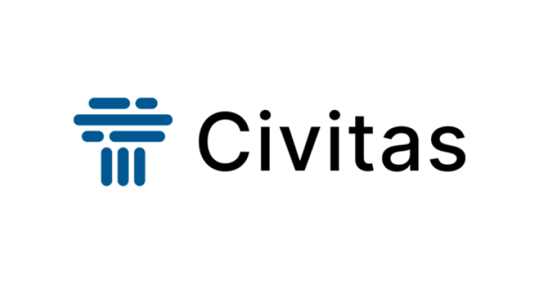 次世代リーガルプラットフォームを開発するキビタス（Civitas）ロゴ画像
