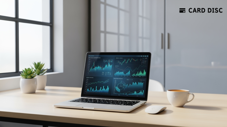QuQuMo(ククモ)ファクタリングの概要を示すシーン。自然光が差し込むワークスペースで、金融取引を想起させる静かな雰囲気。
